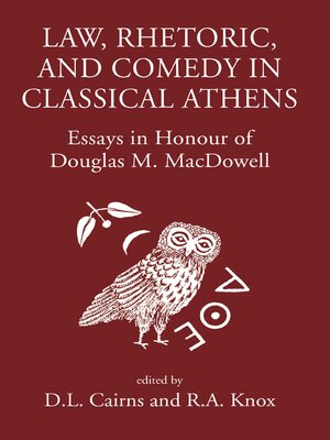 cover image of Law, Rhetoric and Comedy in Classical Athens
